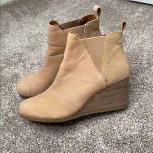 Toms Wedge Bootie